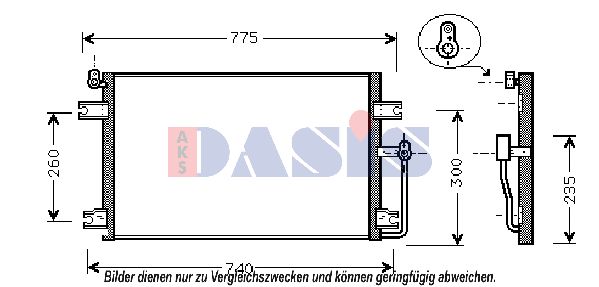 AKS DASIS Lauhdutin, ilmastointilaite 512049N